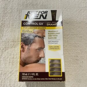 Just For Men Control GX Grey-Reducing Shampoo Lighter Shades 4oz New